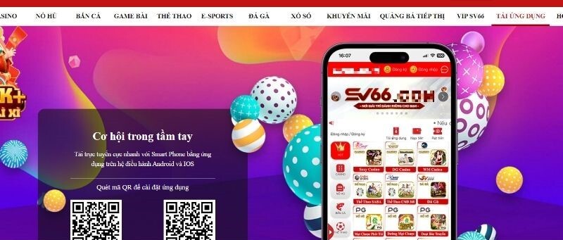 Ưu điểm nổi trội khi tải app SV66 tham gia cá cược